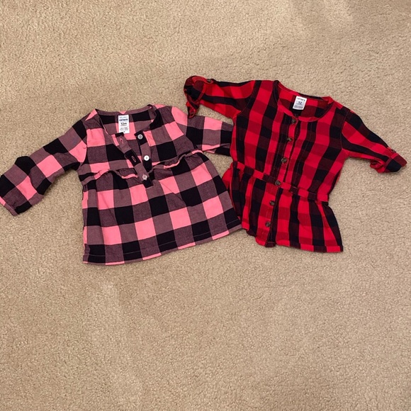 12 month buffalo plaid shirt
